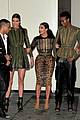 kim kardashian kendall jenner balmain paris fashion week 19