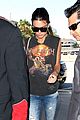 kendall kylie jenner megadeath tee lax airport 02