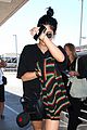 kendall kylie jenner megadeath tee lax airport 10