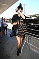 kendall kylie jenner megadeath tee lax airport 17