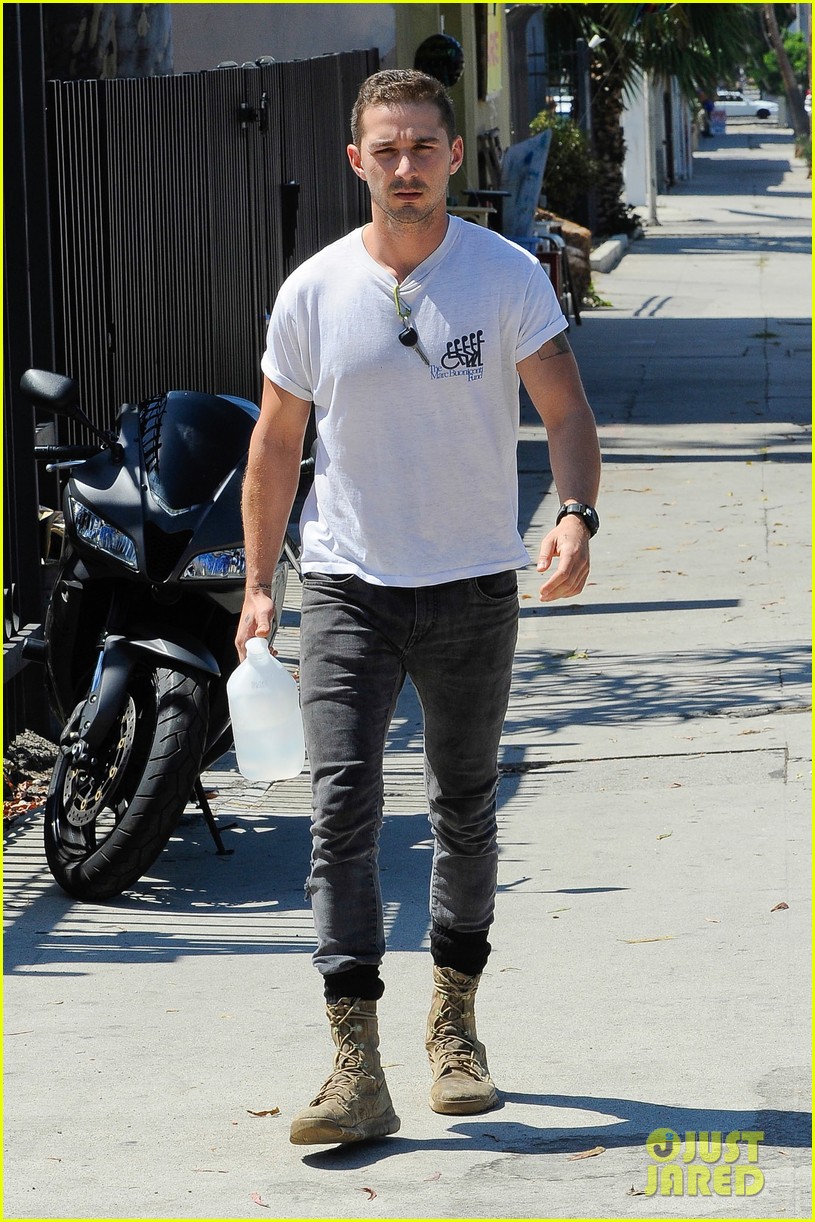 shia labeouf clean shaven looking healthy 18