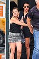 lea michele flashes her lacy white bra while shopping with her mom 01