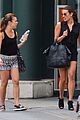 lea michele flashes her lacy white bra while shopping with her mom 16