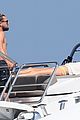 leonardo dicaprio goes shirtless with toni garrn for relaxing yacht day 12