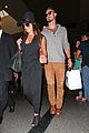 lea michele matthew paetz hold hands at lax 01