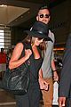 lea michele matthew paetz hold hands at lax 02
