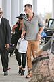 lea michele matthew paetz hold hands at lax 05