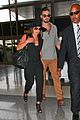 lea michele matthew paetz hold hands at lax 07