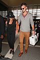 lea michele matthew paetz hold hands at lax 09