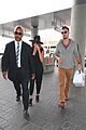 lea michele matthew paetz hold hands at lax 14