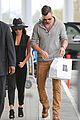 lea michele matthew paetz hold hands at lax 18