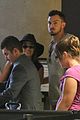 lea michele matthew paetz hold hands at lax 22