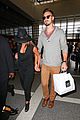 lea michele matthew paetz hold hands at lax 24