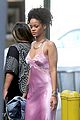 rihanna rocks pink nightgown for fifa game 02
