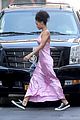 rihanna rocks pink nightgown for fifa game 10