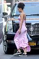 rihanna rocks pink nightgown for fifa game 16