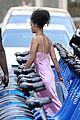 rihanna rocks pink nightgown for fifa game 19