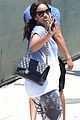 kelly rowland displays her bare baby bump during gym workout 05