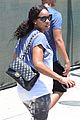 kelly rowland displays her bare baby bump during gym workout 10