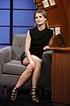 keri russell promotes dawn of the planets of the apes on late night 02