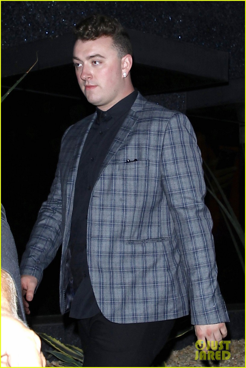 sam smith fun night out after music video shoot 05