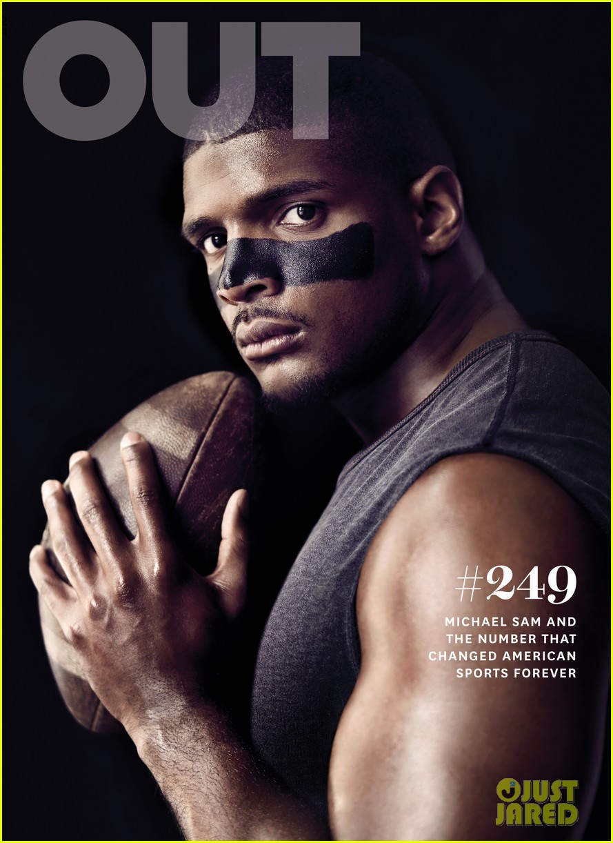 football player michael sam cover out 013153045
