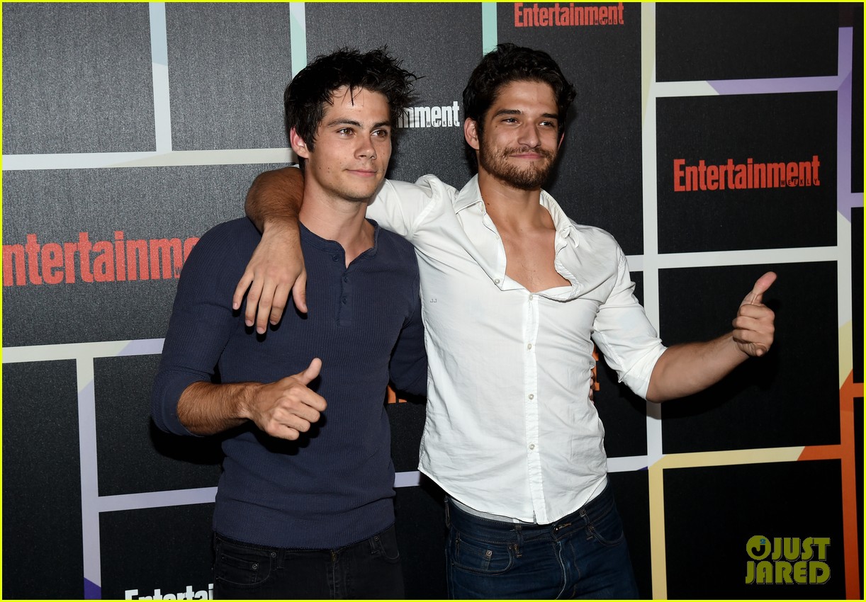 tyler posey dylan obrien ew comic con party 2014 053165069