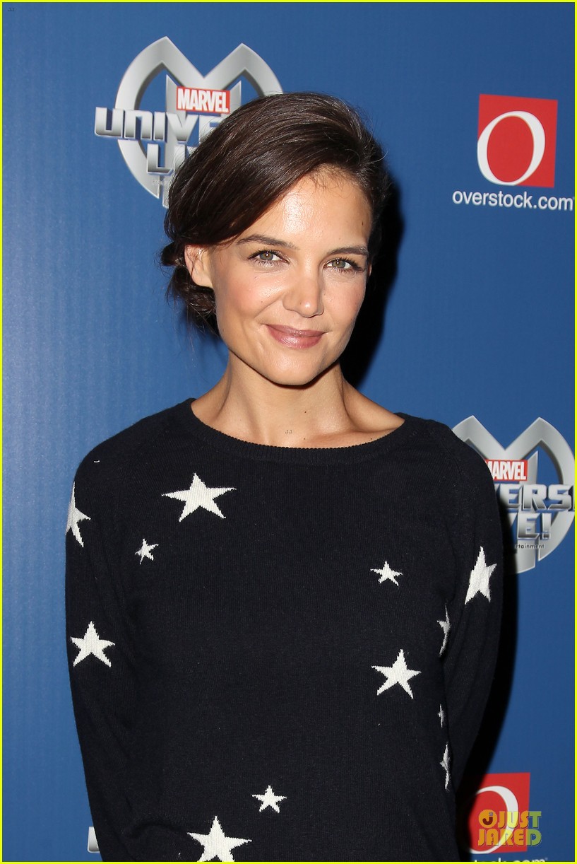 katie holmes brings star power to marvel live 093175952