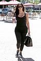 kim kardashian gym tights accentuate her curves 08
