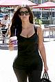 kim kardashian gym tights accentuate her curves 09