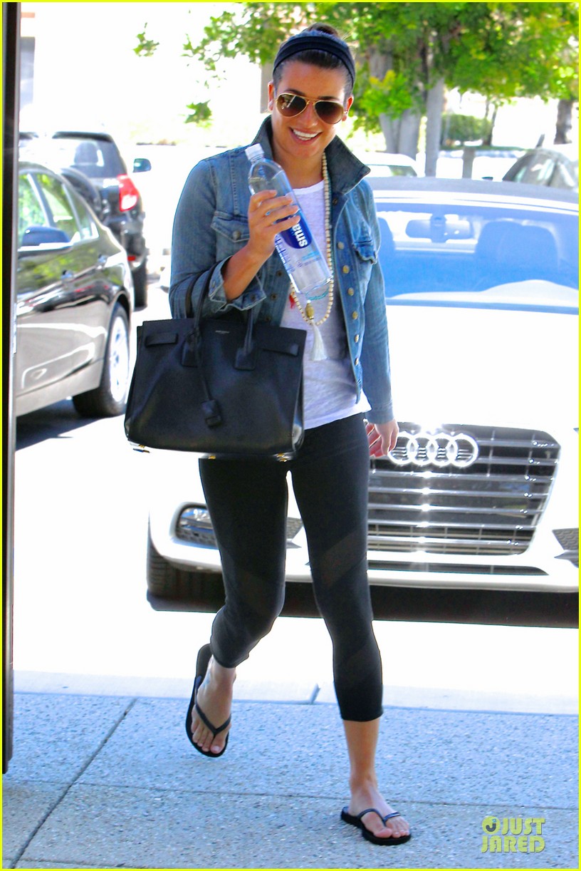 lea michele looks happy to start writing her second book 08