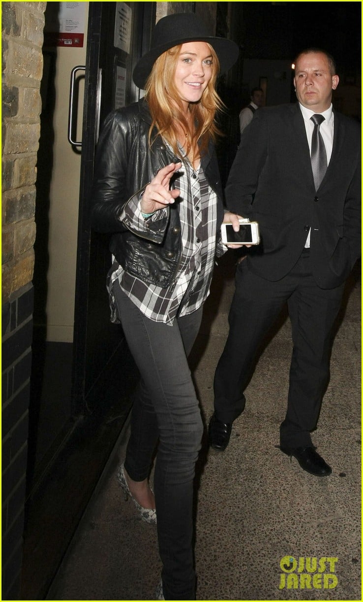 lindsay lohan quotes billy joel chiltern night out london 07