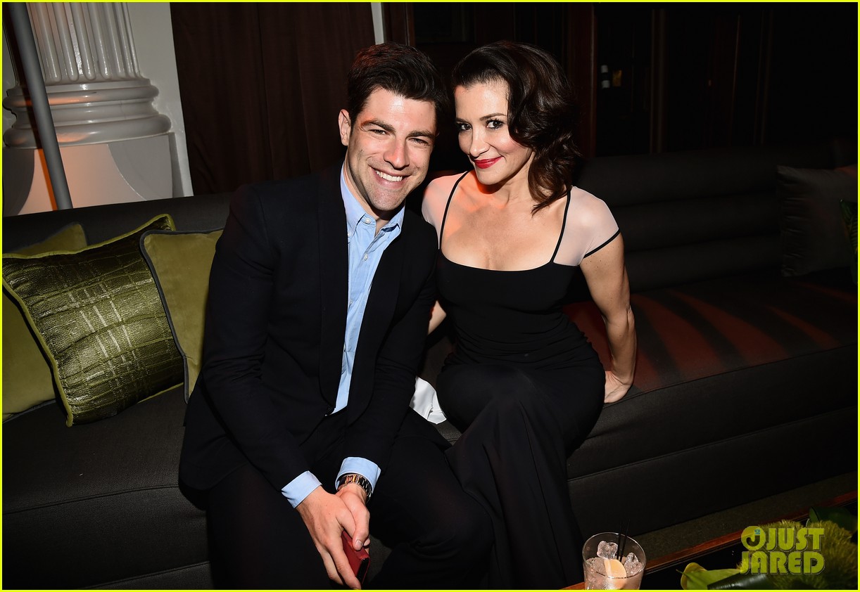 new girls max greenfield brings wife tess sanchez to emmys 2014 after party 01
