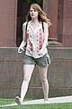 emma stone is having a fit for a scene woody allen film 03