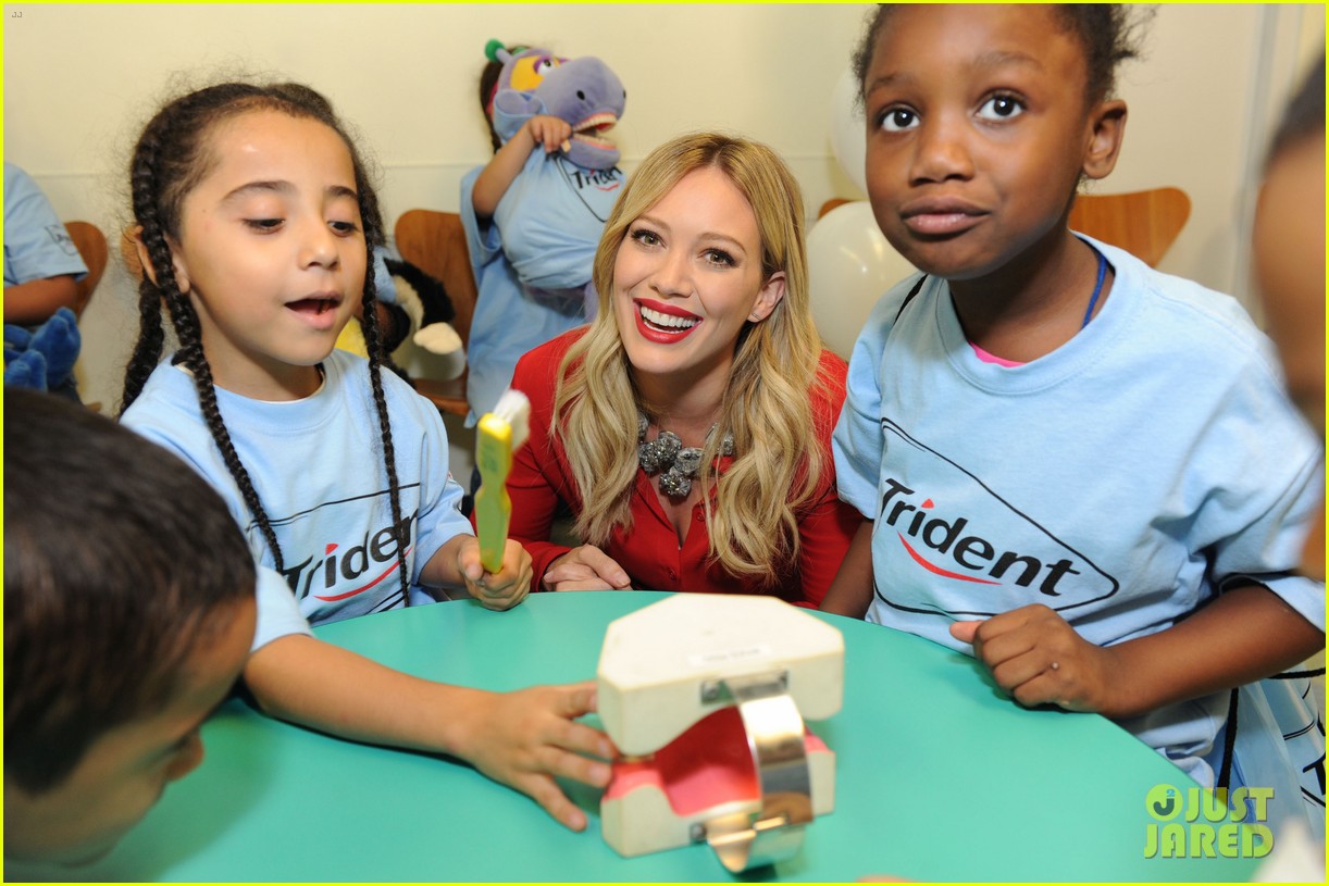 Hilary Duff Reveals How She Gets Son Luca to Brush His Teeth Photo