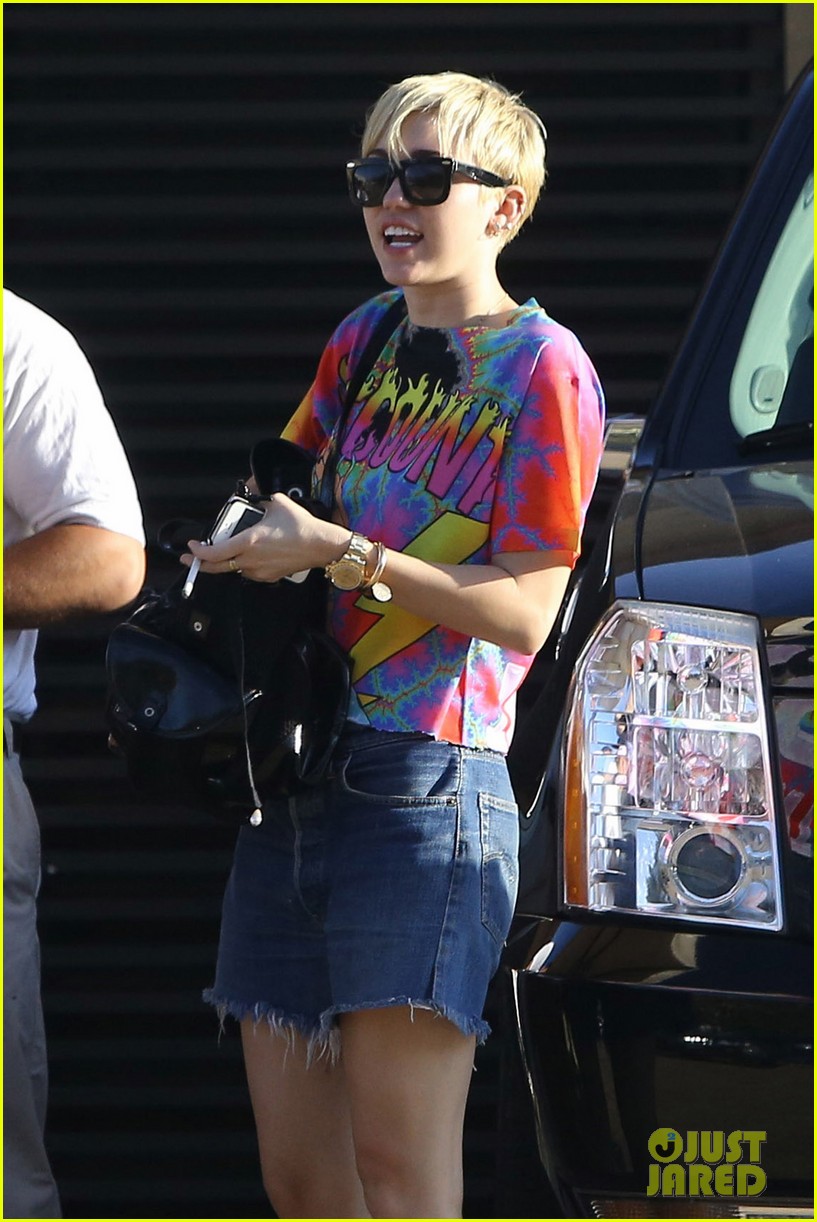 miley cyrus out with friends 04
