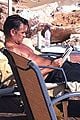 colin farrell goes shirtless soaks up the sun 02