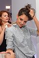 katie holmes gets temporary tattoos at joe zee nyfw event 21