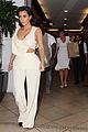 kim kardashian kanye west dine out with kris jenner after art gallery event 03