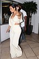 kim kardashian kanye west dine out with kris jenner after art gallery event 16