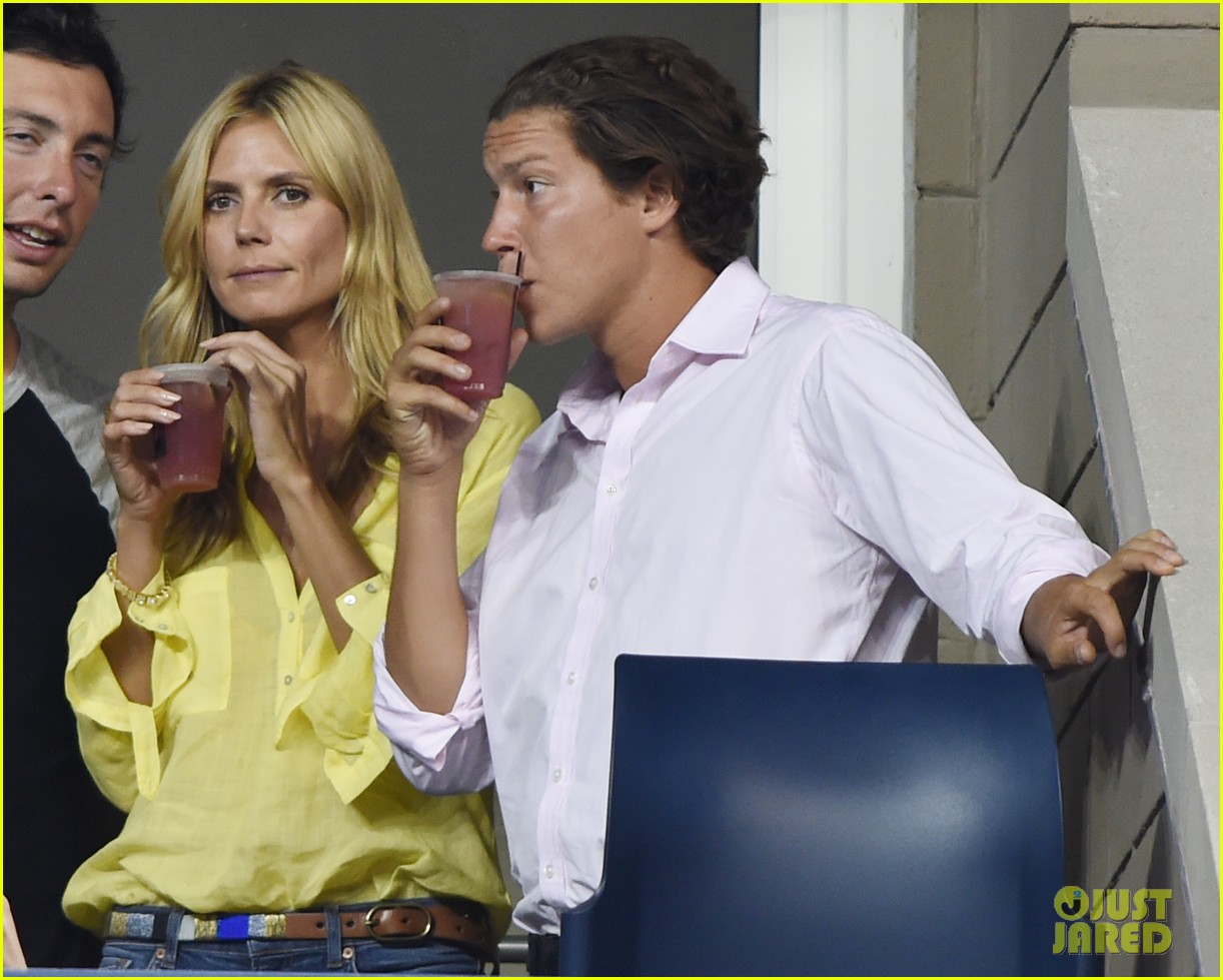 mary kate olsen heidi klum bring they significant others to us open 14