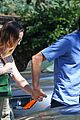 leighton meester adam brody share sweet embrace after lunch 07
