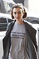 lily collins calls out expensive designers tee shirt 03
