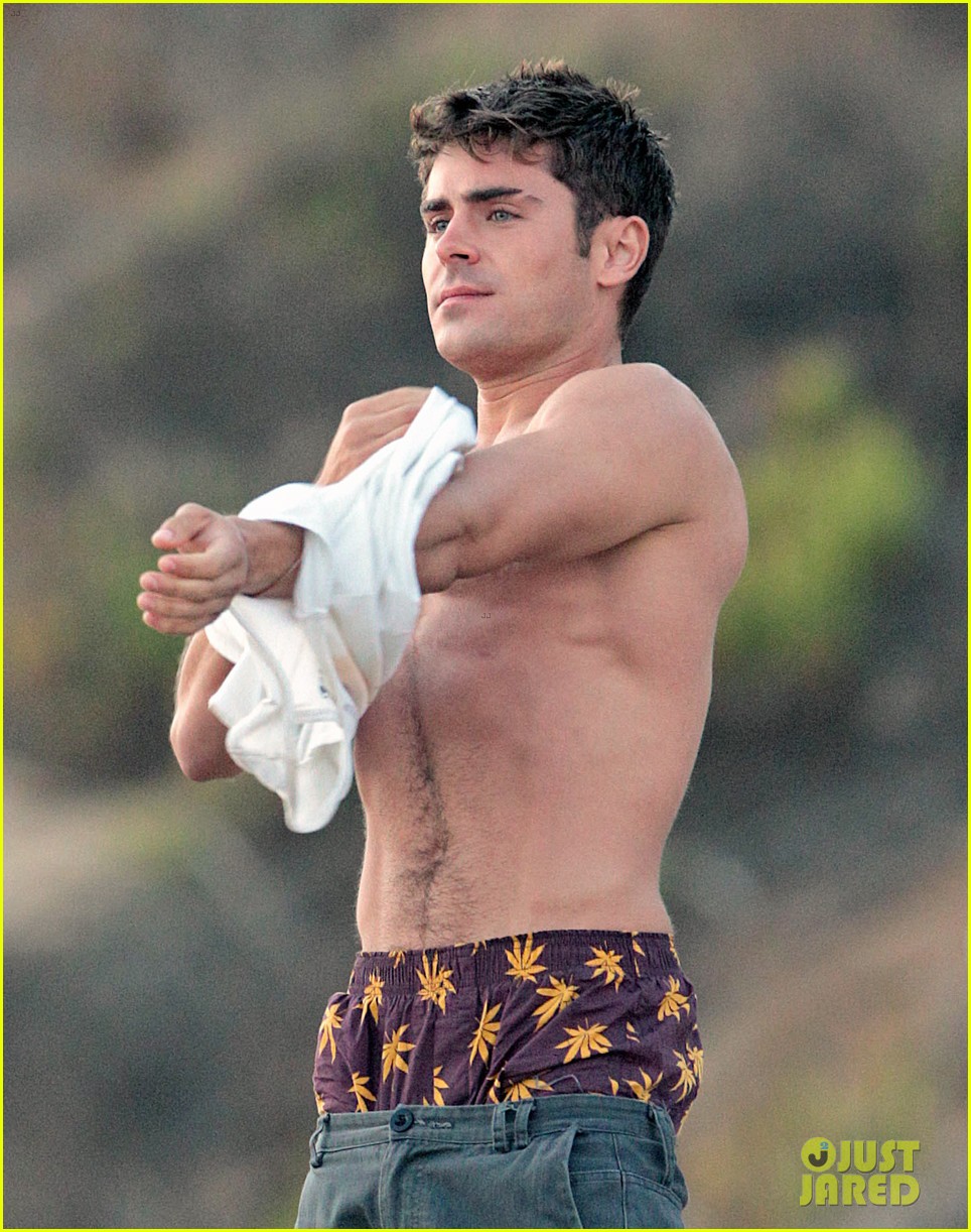 zac efron max joseph shirtless we are your friends beach 053193945