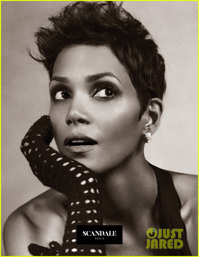 halle berry shows off her shorter hair at scandale launch 053225569