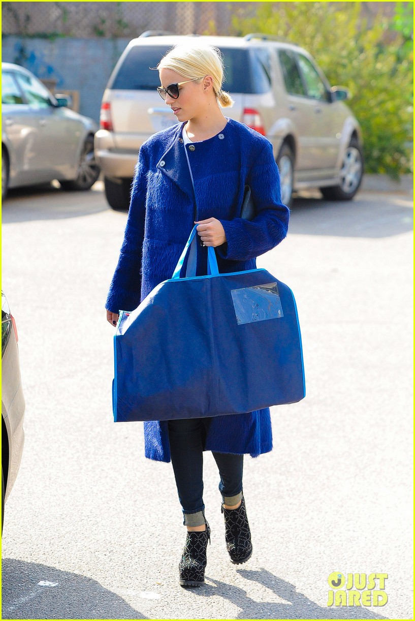 dianna agron opening ceremony stop blue coat 093221774