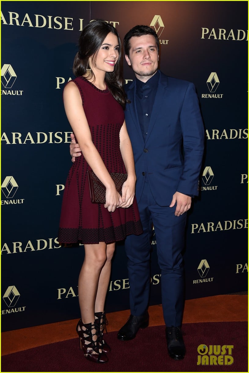 josh hutcherson claudia traisac paradise lost premiere paris 103224034