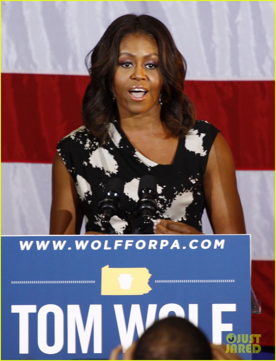 michelle obama hits philadelphia to campaign for democrat tom wolf 02