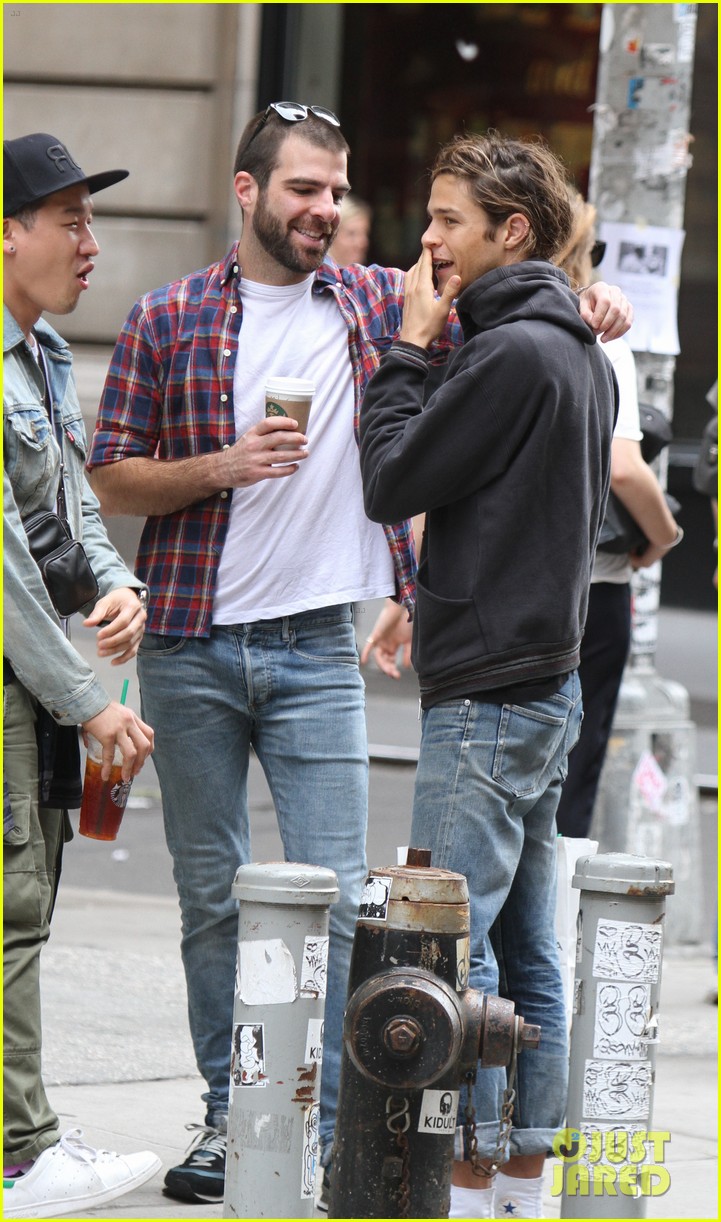 zachary quinto gives a sweet kiss to boyfriend miles mcmillan 043219645