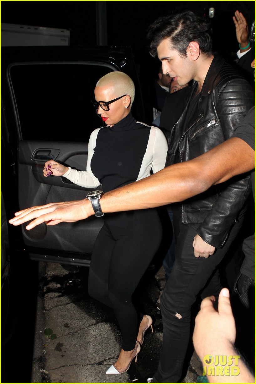 amber rose grinds up on nick simmons leaves club with him 253210632